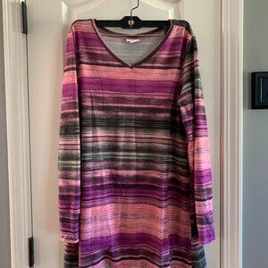 Womens tunic long sleeve top